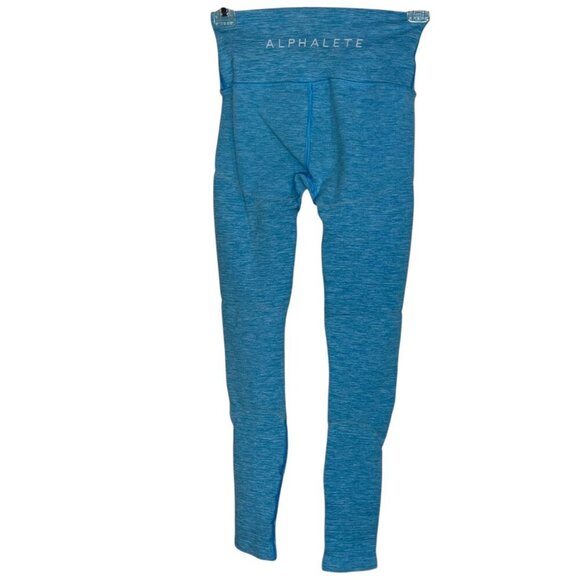 Alphalete Women's S‎ Revival R6 Leggings Cayman Blue Activewear Athleisure - Picture 5 of 9